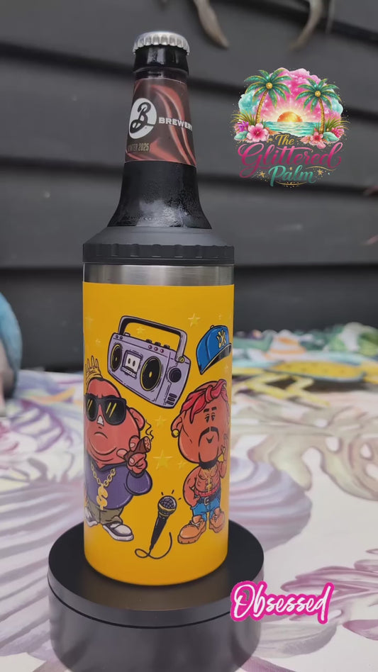 The OG's Koozie! Come with 2 lids and bottle opener imon the bottom.