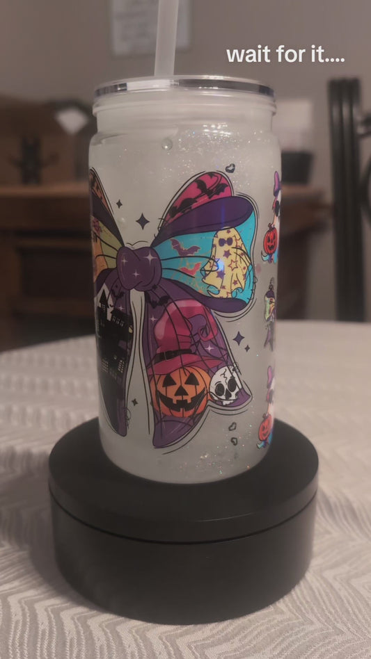 Glow in the Dark Halloween tumbler