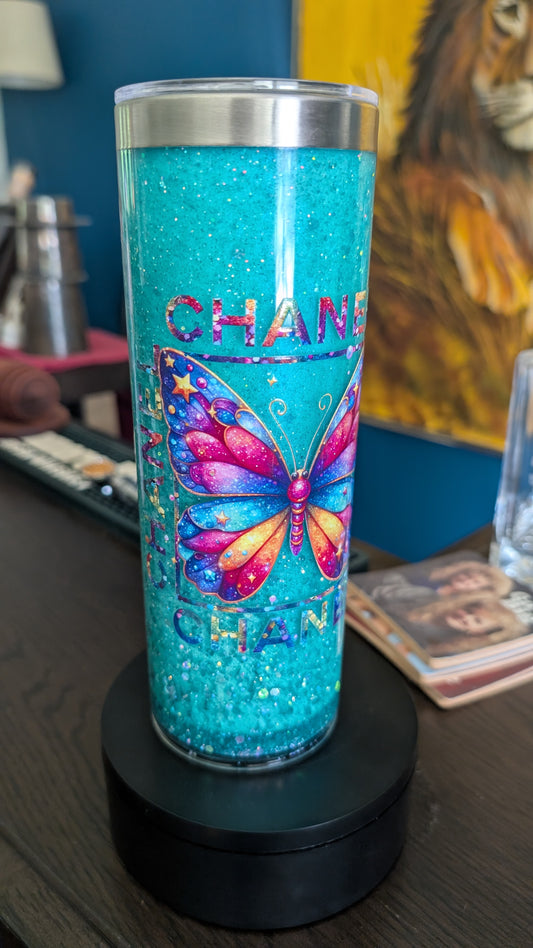 Chanel 20 oz stainless steel tumbler