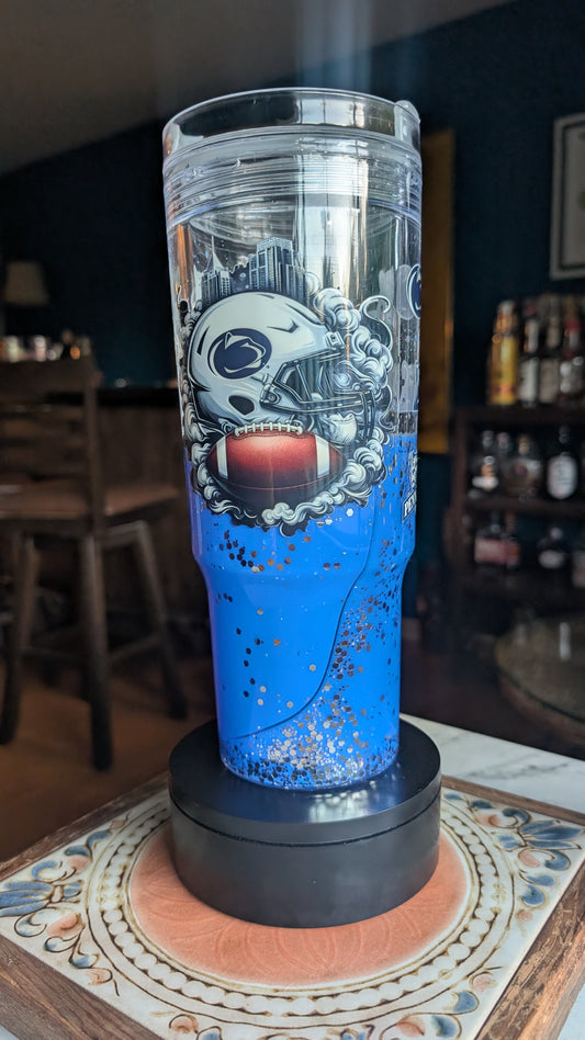 Penn State 40 oz acrylic snowglobe tumbler