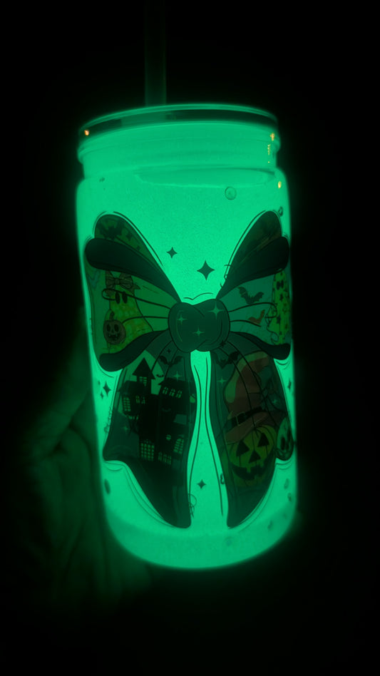 Glow in the Dark Halloween tumbler