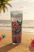 Salty Soul Tumbler - Beachy Background